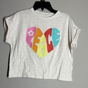 Jessica Simpson Kids Colorful Peace T-Shirt